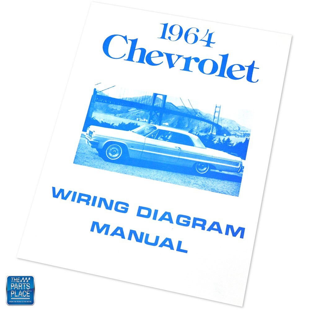 1964 Chevrolet Impala Bel Air Wiring Diagram Manual Brochure