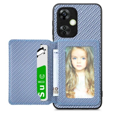 For OnePlus 10 11 12 NordCE Business Stitching Pair Suction Card Clip Phone Case