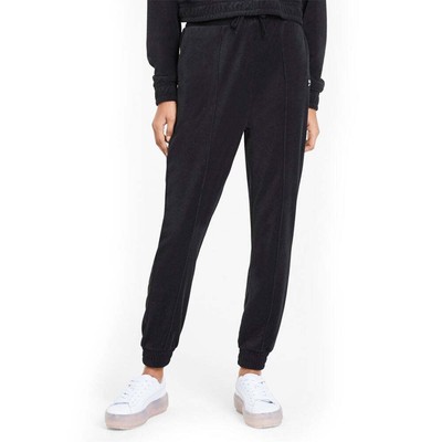 

Puma Downtown Tapered Sweatpants Womens Size  Casual Athletic Bottoms 596285-0, Черный, Puma Downtown Tapered Sweatpants