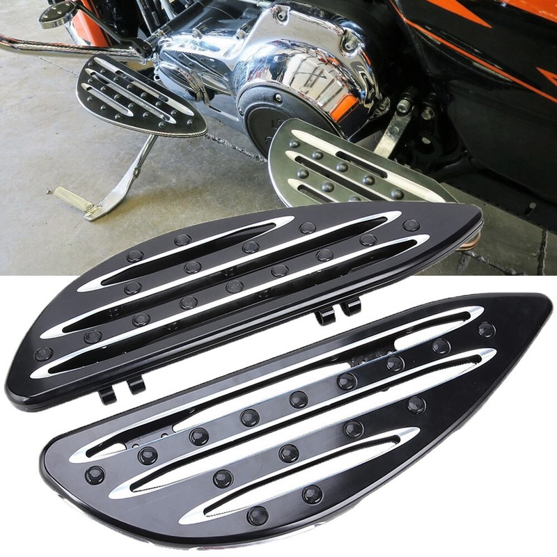 Front Driver Passenger Footboard Floorboard For Harley Street Glide 1986-2023
