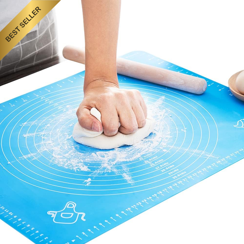Silicone Baking Mat, Extra Thick Large Non Stick Pastry Mat Sheet for Dough Pie