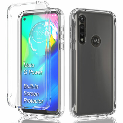 Moto G Power 2020 Case COVRWAE 2 Layer TPU Soft Case Screen Protector Light 