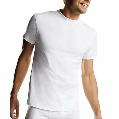 

Мужская футболка Hanes® с круглым вырезом без бирки, упаковка из 6 шт., Белый