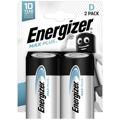 2er Multipack Energizer Max Plus Mono (D)-Batterie Alkali-Mangan 1.5 V 2 St.