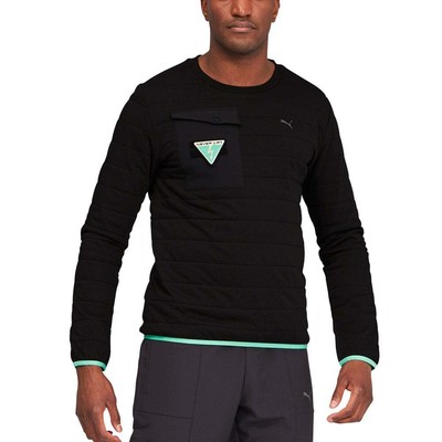 

Puma Pl Insulated Crew Mens Black Casual 598119-01, Черный, Puma Pl Insulated Crew