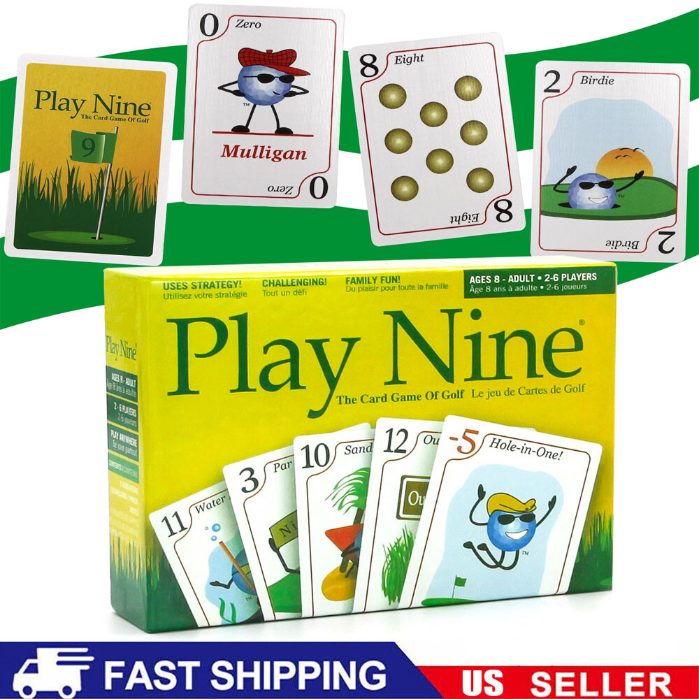 Play Nine - The Card Game of Golf, Best Card Games for Families, Strategy Game