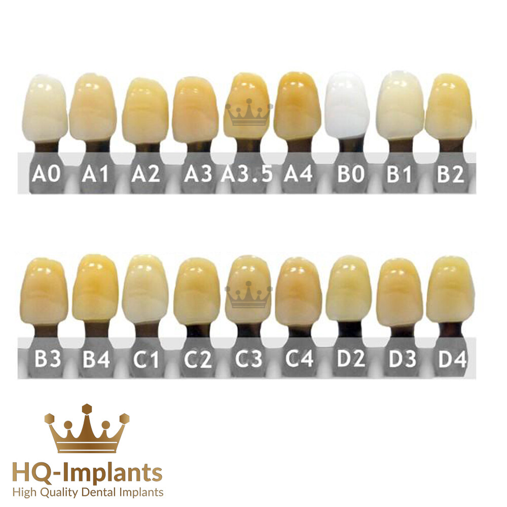 Denture Ruthinium Acryrock Artificial Acrylic Teeth Shade A3 Full Mouth