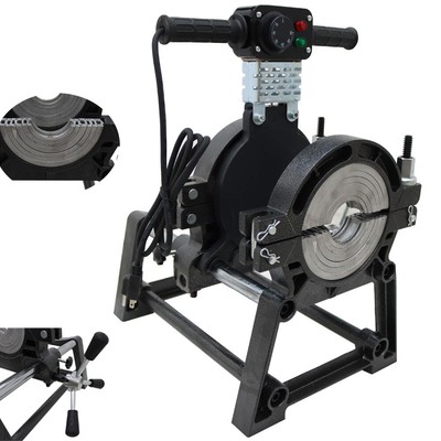 2.48''-6.30'' Manual Pipe Fusion Welder for PP PE PB PVDF Pipes 2 Clamps 110V