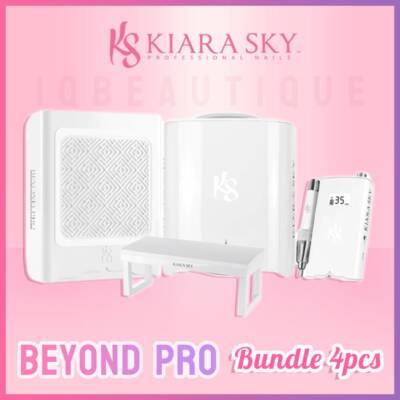 Kiara Sky Beyond Pro BUNDLE 4PCS Everything in White: Lamp, Drill, Dust, Arm