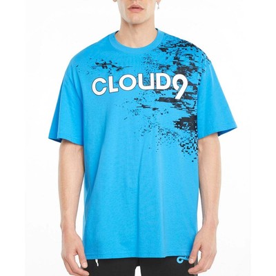 

Puma Cloud9 Graphic Crew Neck Футболка с коротким рукавом Мужские синие повседневные топы 532390-, Синий, Puma Cloud9 Graphic Crew Neck Short Sleeve T-Shirt