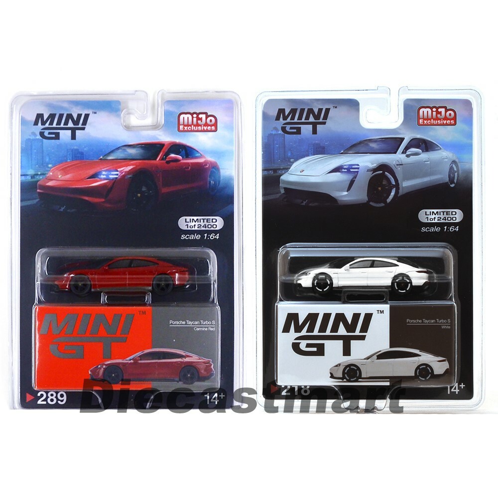 ミニカー MINI GT Porsche Taycan Turbo S Gentian MINI GT PORSCHE TAYCAN TURBO S 1/64 DIECAST GENTIAN BLUE
