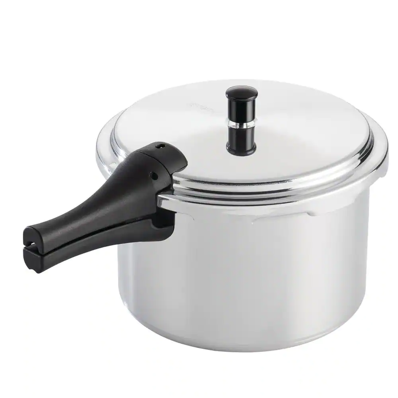 8-qt. Silver Aluminum Induction With Wire Triv