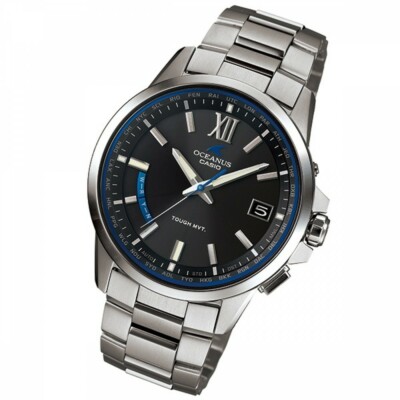 Pre-owned Casio Oceanus Radio Solar Ocw-t150-1ajf Men\\\\\\\'s Watch Silver Japan Import