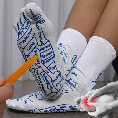TCM Reflexology Socks Massage Relieve Tired Feet Acupressure
