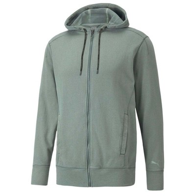 

Puma Studio Garment Wash Full Zip Training Jacket Mens Green Casual Athletic Out, Зеленый, Puma Studio Garment Wash Full Zip Training Jacket