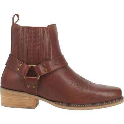 

Мужские коричневые повседневные ботинки Dingo Black Bart Pull On DI282-BRN, Коричневый, Dingo Black Bart Pull On