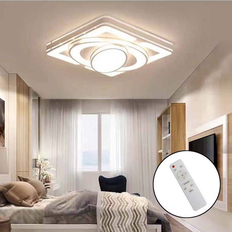 LED Deckenleuchte Dimmbar Deckenlampe 48W Wohnzimmer Badleuchte Küchen Lampe