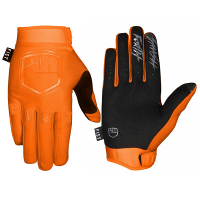 FIST Handwear Stocker Orange MX Off Road Gloves Adult Sizes XS, SM, XL & 2XL