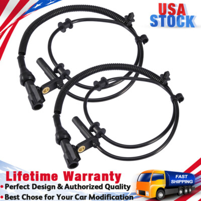 For (2005-2008) Ford F-150 4.2L 4.6L 5.4L RWD Front ABS Wheel Speed Sensor, 2PCS