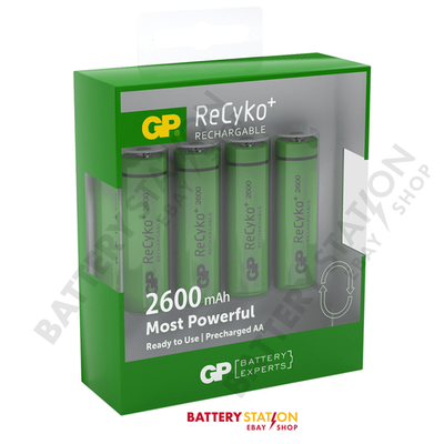GP ReCyko+ AA HR6 2600mAh Rechargeable Batteries *High Capacity*