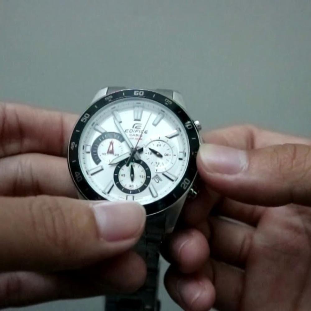 Pre-owned Casio Edifice Efv-570d-7avudf Men's Watch