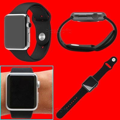 Easy to assemble and remove 20mm Rubber Watchband f Samsung Galaxy Watch 3 41mm