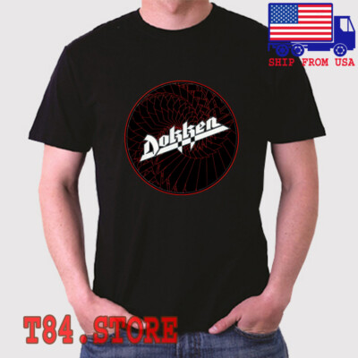 DOKKEN Breaking The Chain Men's Black T-Shirt Size S to 5XL