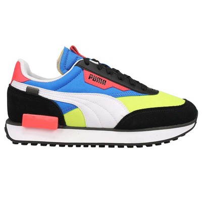 

Черные, синие, желтые кроссовки Puma Future Rider Play On Lace Up для мальчиков Casua, Black;blue;yellow, Puma Future Rider Play On Lace Up Youth