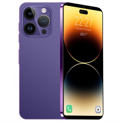 I15 Pro Max 6.7 Inch Unlocked Android Smartphone Dual Sim 4G Phone Mobile 8+128