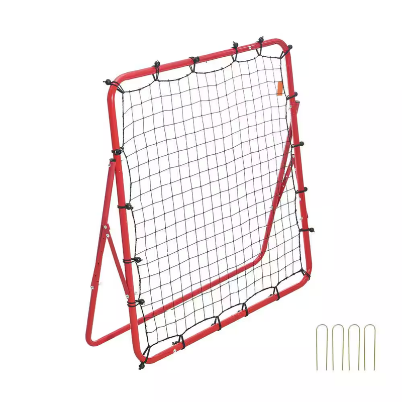 SVOPES Soccer Rebounder Net Adjustable Portable Foldable Training Goal Kickback