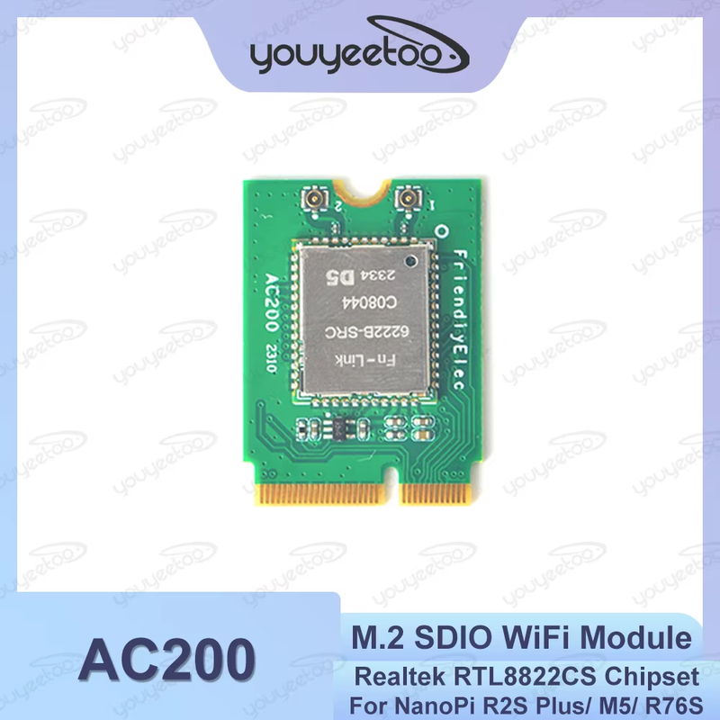 Dual-band M.2 SDIO WiFi Module AC200 Realtek RTL8822CS Chipset IEEE 802.11 a/b/g