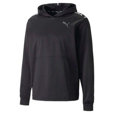 

Puma Fit Легкий Pwrfleece Pullover Hoodie Mens Size  Casual Athletic Oute, Черный, Puma Fit Lightweight Pwrfleece Pullover Hoodie