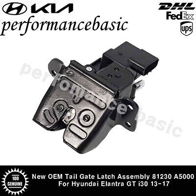 New OEM Tail Gate Latch Assembly 81230 A5000 For Hyundai Elantra GT i30 13-17