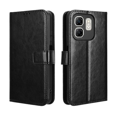 For Infinix HOT 50i 4G/ X6531 Classic Cover Leather Wallet Stand Card Slots Case