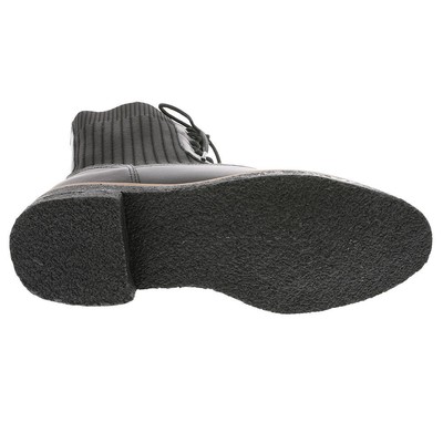 Pre-owned All Black Sock Camper Women's Boot - Black