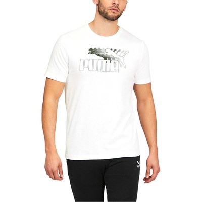 

Puma Logo Repeat Graphic Crew Neck Футболка с коротким рукавом Мужские белые повседневные топы 6, Белый, Puma Logo Repeat Graphic Crew Neck Short Sleeve T-Shirt