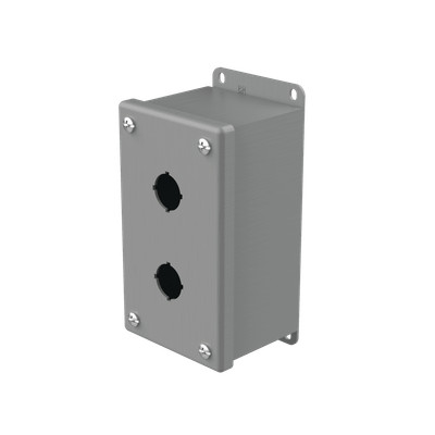 nVent HOFFMAN E2PBG PB1 Pushbutton Enclosure, 5-3/4 in L x 3-1/4 in W x GENUINE