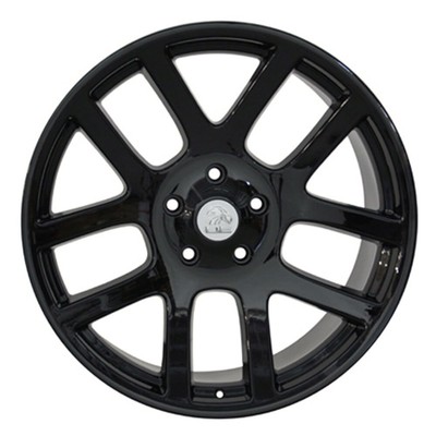Black Wheel 22x10 Ram SRT Style fits 2002-2011 Dodge RAM 1500
