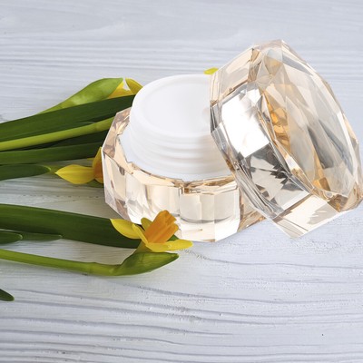  3 Pcs Travel Containers for Creams Crystal Lotion Jar Bottle