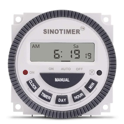 Tm619 Timer Switch Digital Lcd Power Timer Switch Weekly Programmable Thinner Mo