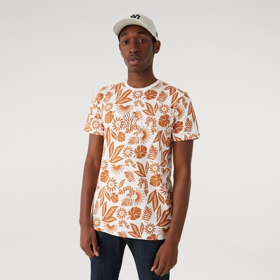 

Мужская белая футболка New Era New York Yankees MLB с цветочным принтом SS Lifestyle, Белый, New Era New York Yankees MLB Floral Print SS Lifestyle T-Shirt