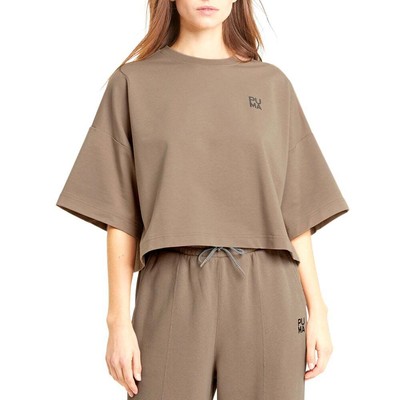 

Puma Infuse Loose Crew Neck Tshirt Womens Size  Casual 530258-96, Коричневый