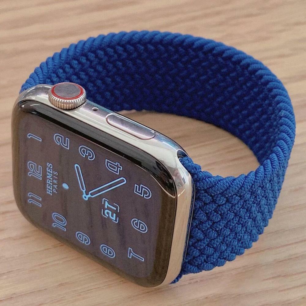 Nylon Braided Solo Loop Strap Band For Apple Watch Series 6 SE 5 4 3 2 40 / 44mm | eBay