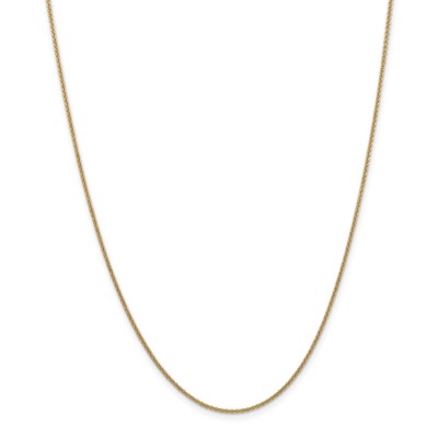 Pre-owned Superdealsforeverything Real 14kt Yellow Gold 1.4mm Cable Chain; 16 Inch; Lobster Clasp