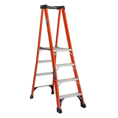 Louisville Ladder Platform 4' 375-Lbs Load Capacity Fiberglass Pinnacle Aluminum