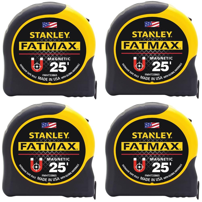 fatmax 25 ft. x 1-1/4 in. magnetic tape measure (4-pack)
