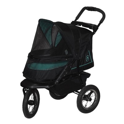 PG8450NVS Zipperless Entry, Easy One-Hand Fold, Air Tires NV Pet Stroller, La...