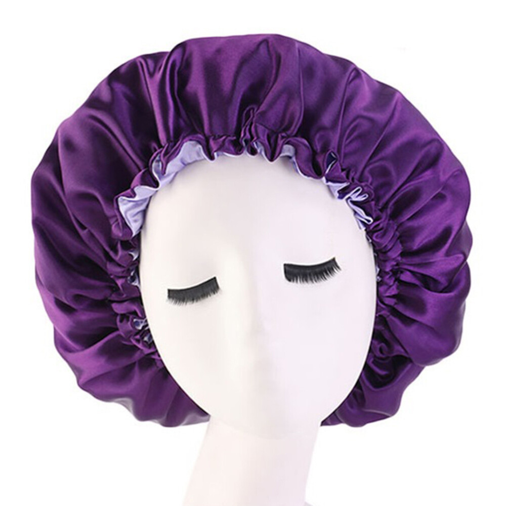 Download 1Pc Head Wraped Cap Elastic Chemotherapy Cap Double-color Nightcap Elastic Mobca | eBay