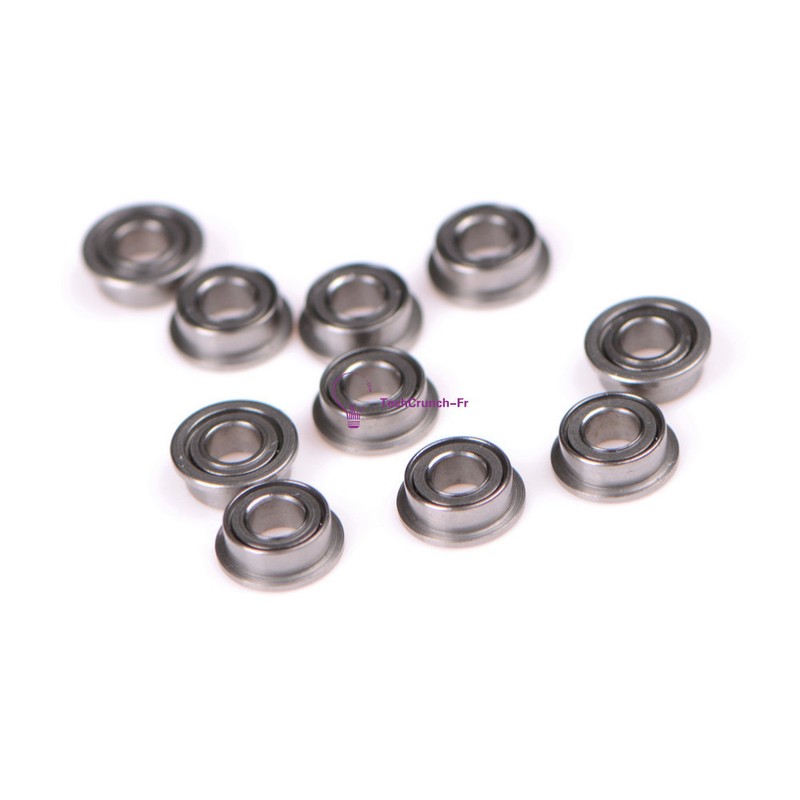 10pcs Mf63zz (3x6x2.5 Mm) Metal Shielded Flanged Ball Bearing Bearings Mf63z New