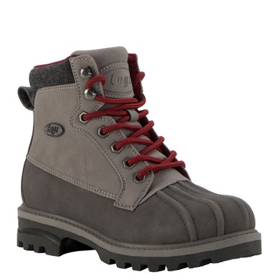 

Женские ботинки Lugz Mallard - Угольный/Серый/Черный/Малиновый, Charcoal/grey/black/crimson